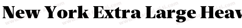 New York Extra Large Heavy字体转换